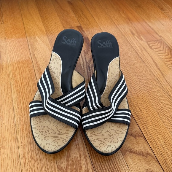 Sofft criss cross striped heels - Picture 8 of 9